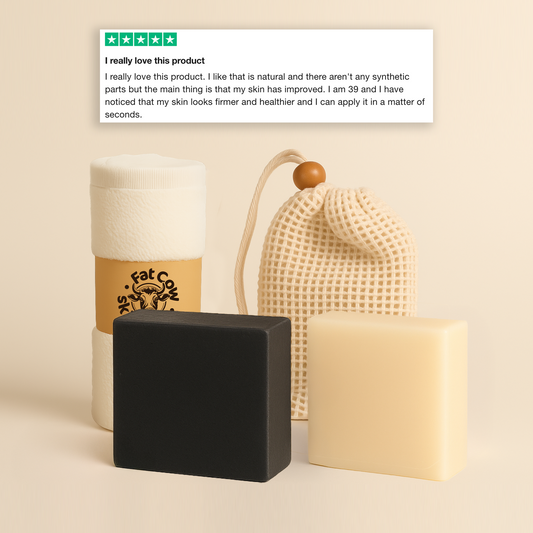 Tallow Soap Bundle | Grass-Fed Tallow and Charcoal Soap with Extras