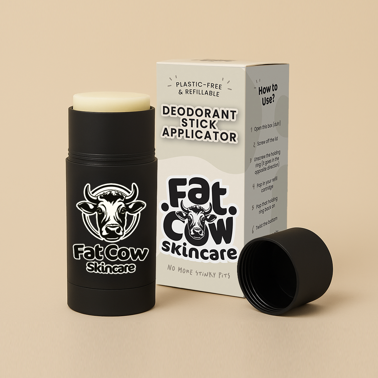 Natural Non-Toxic Deodorant Stick - Odour Protection (No Tallow)