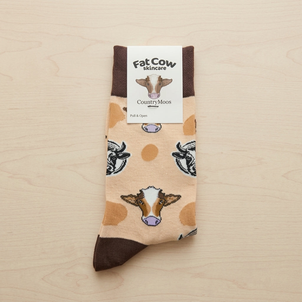 CountryMoos x Fat Cow Socks