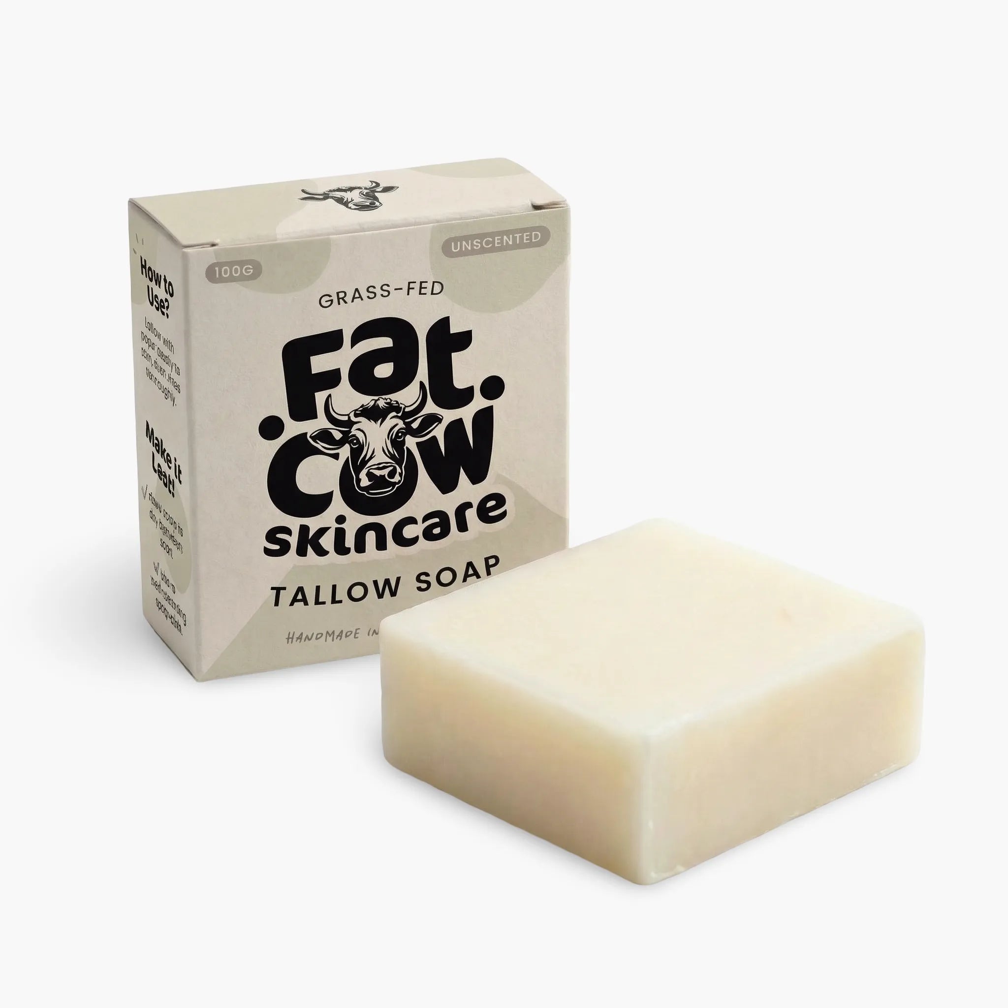 Grass-Fed Tallow Soap | Moisturising Cleansing Bar