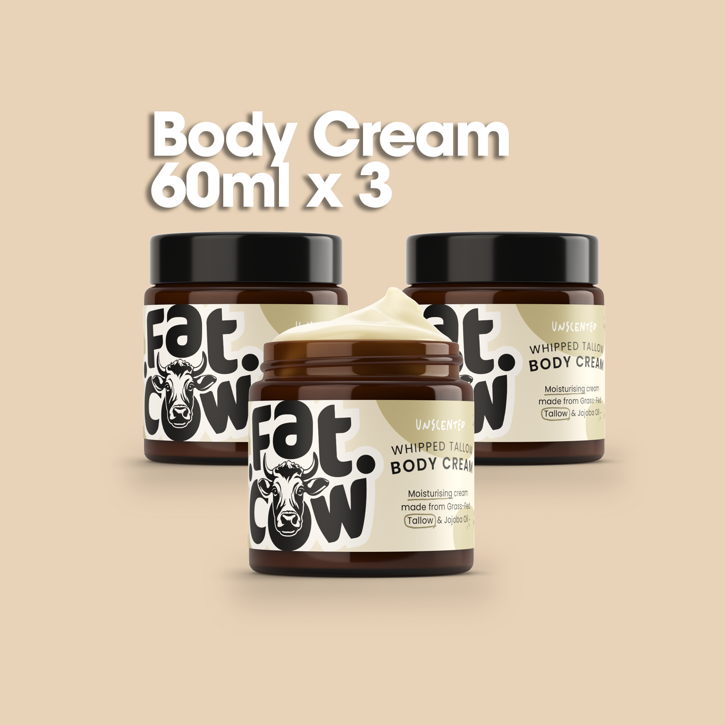 60ml x 3 | Clearance Sale for Small Jars (Face or Body)