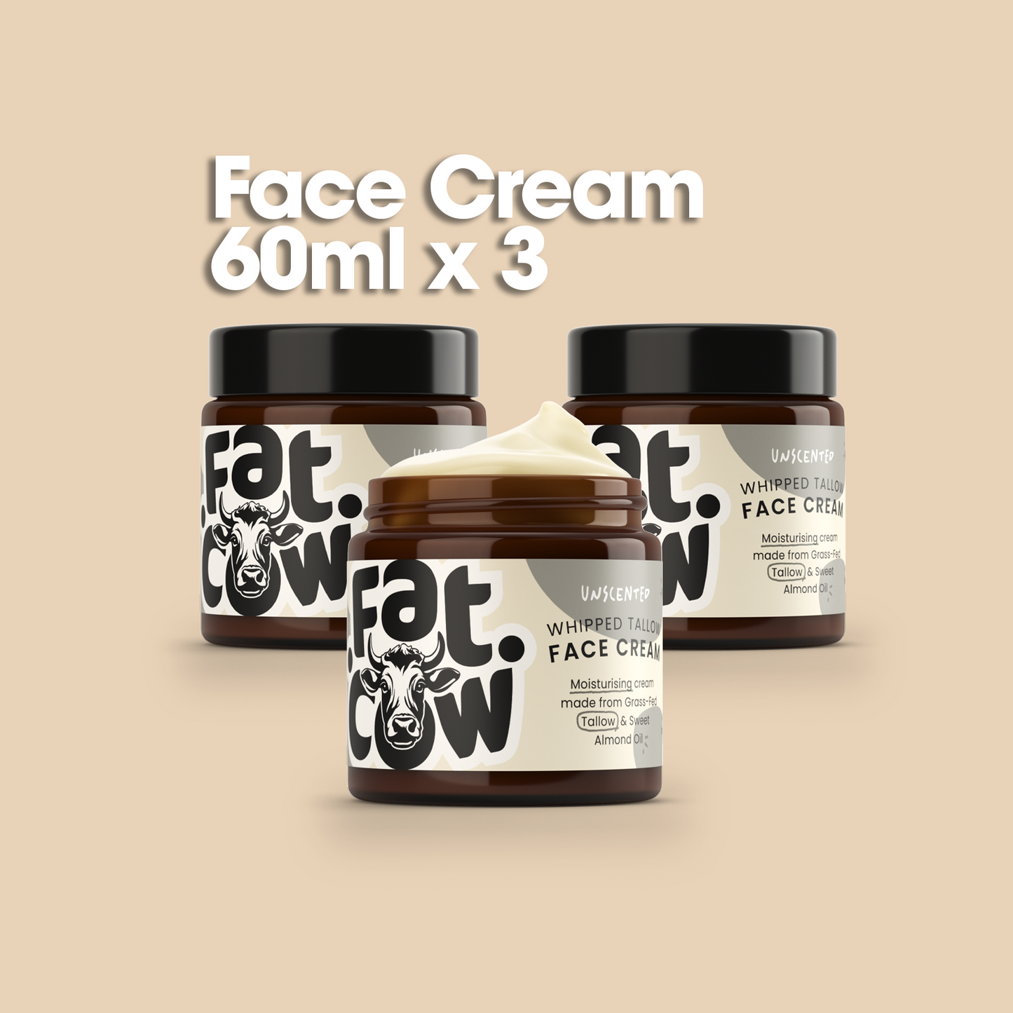 60ml x 3 | Clearance Sale for Small Jars (Face or Body)