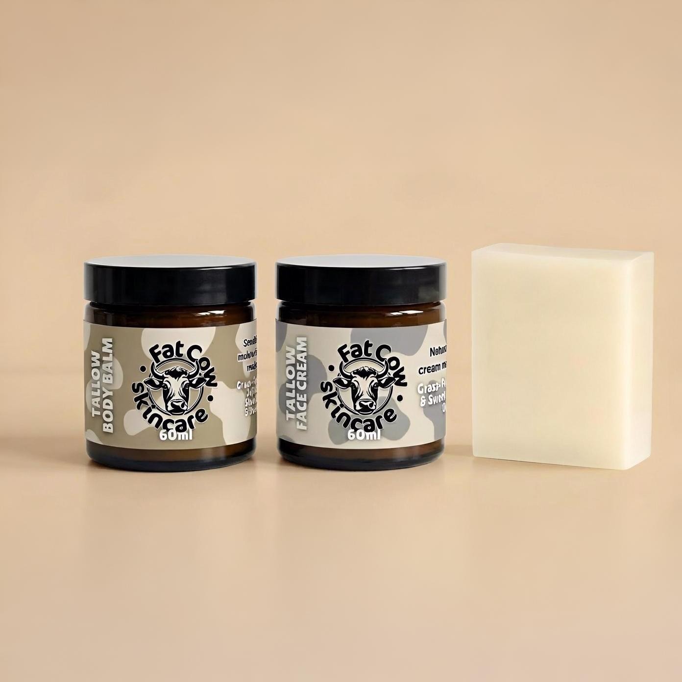 Starter Kit | Grass-Fed Face Cream, Balm and Soap