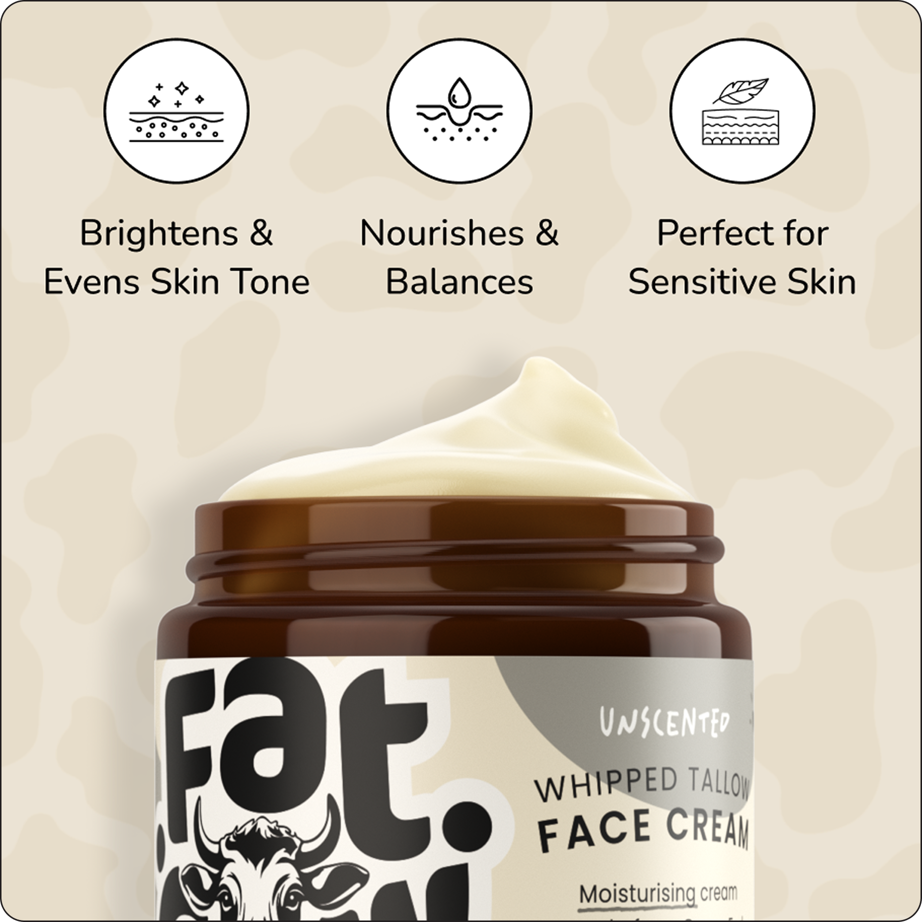 Tallow Face Cream | With Added Almond Oil