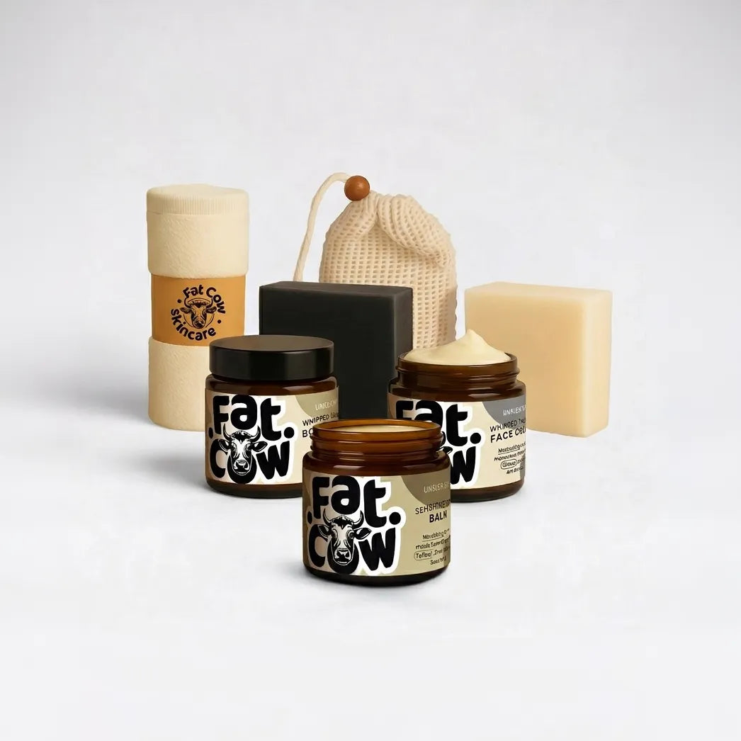 Full Range | Balm, Face, Body, Soap, Cleanser,Wash Cloth, Soap Bag