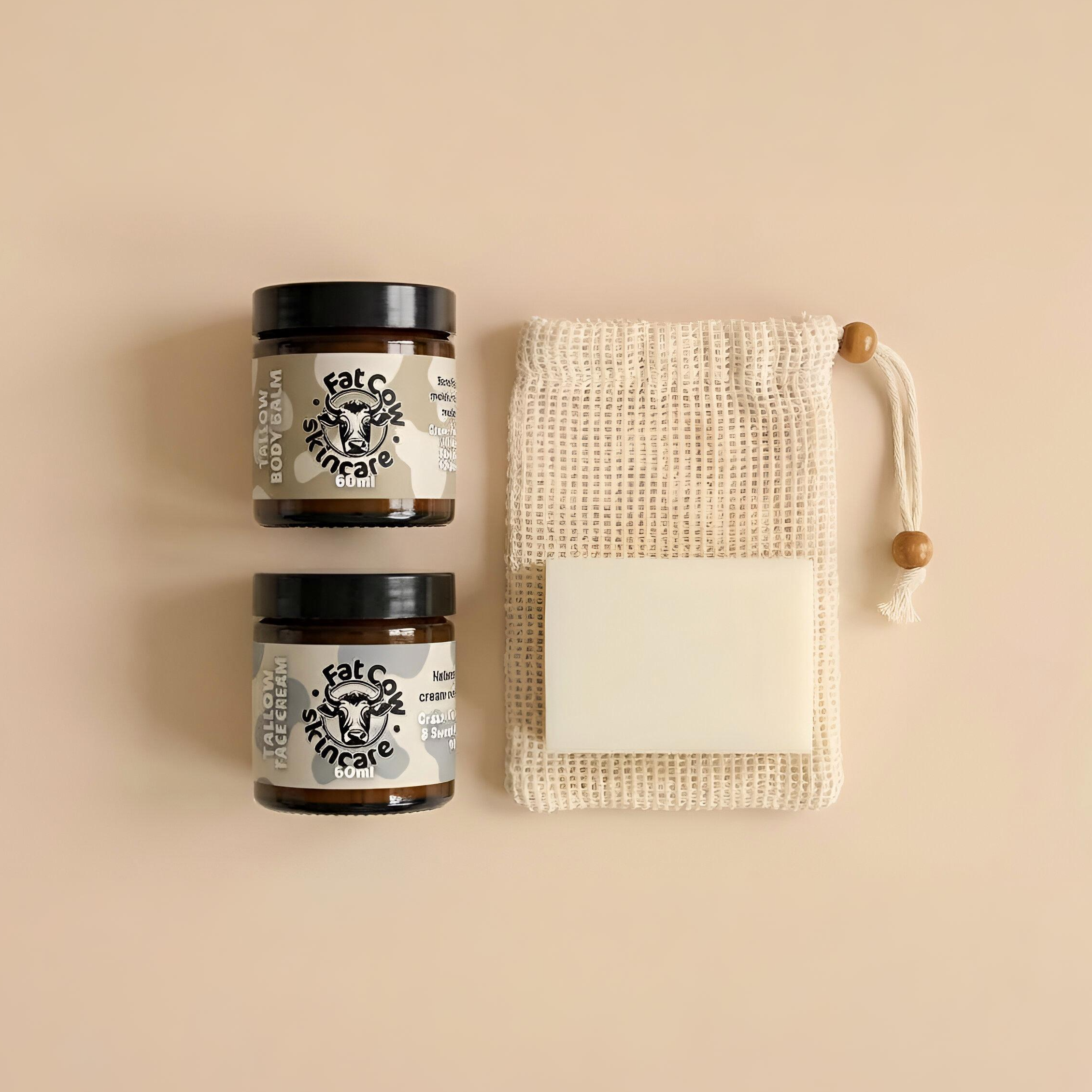 Starter Kit | Grass-Fed Face Cream, Balm and Soap